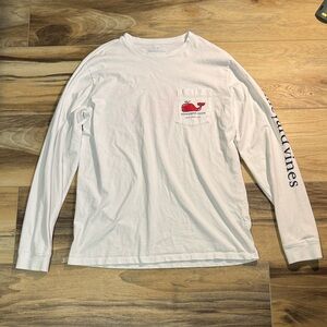 Vineyard Vines Men’s Long Sleeve New York Tee – Size M | Gently Used